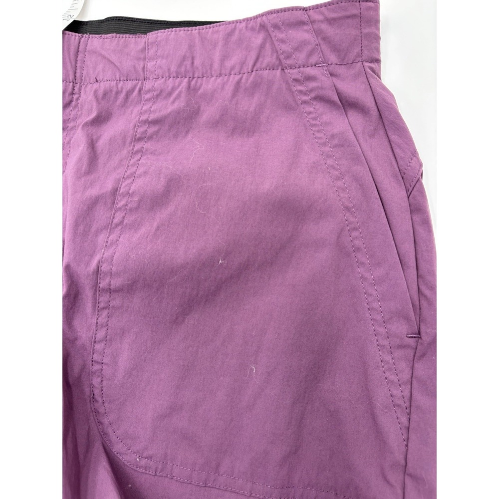 Eddie Bauer Shorts Womens 14 Purple Elastic Waist Outdoor Hiking Casual - Picture 4 of 8